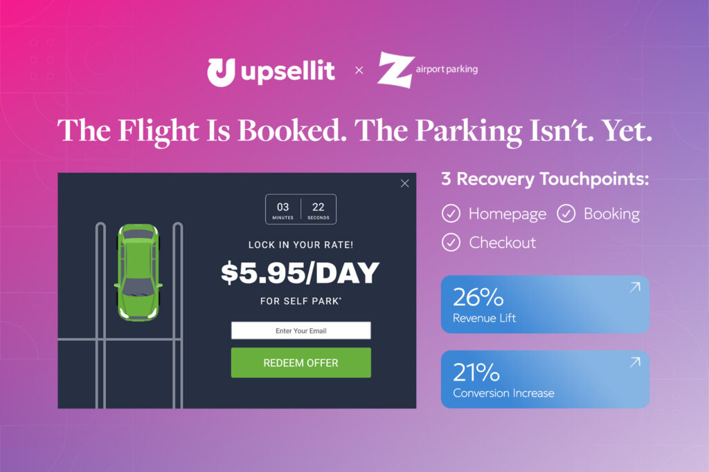 Upsellit & Z Airport Parking: Turning Abandonment Into Revenue Through Behavioral Recovery
